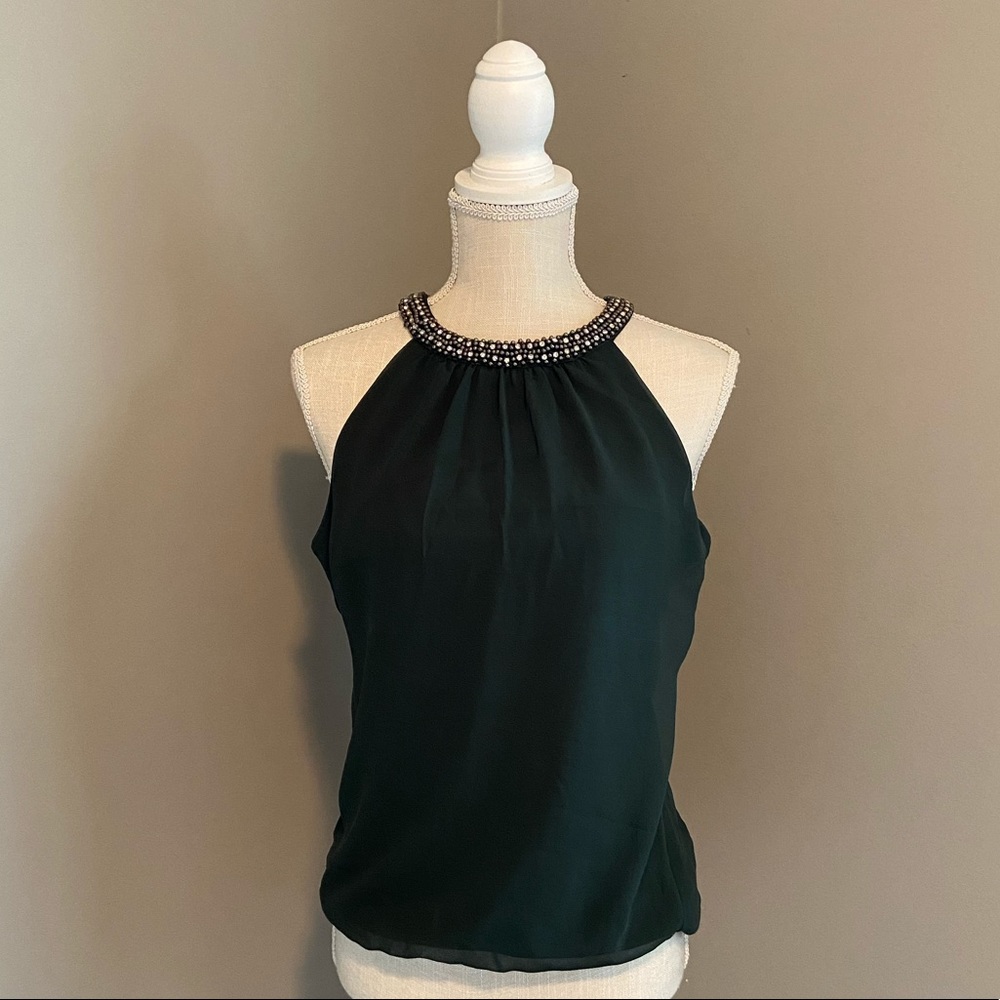 Express Embellished High-Neck Top